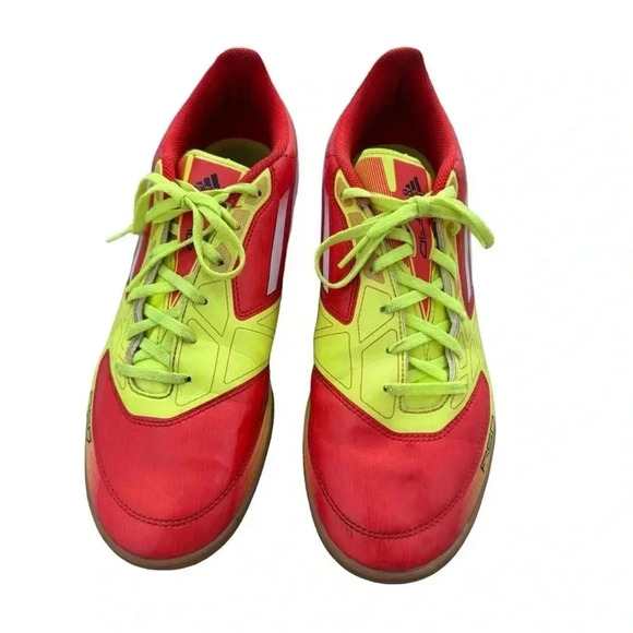 ADIDAS F10 IN ADIPRENE Espana Orange Red Yellow Soocer Futbol Sz 9 Rare - Picture 3 of 9